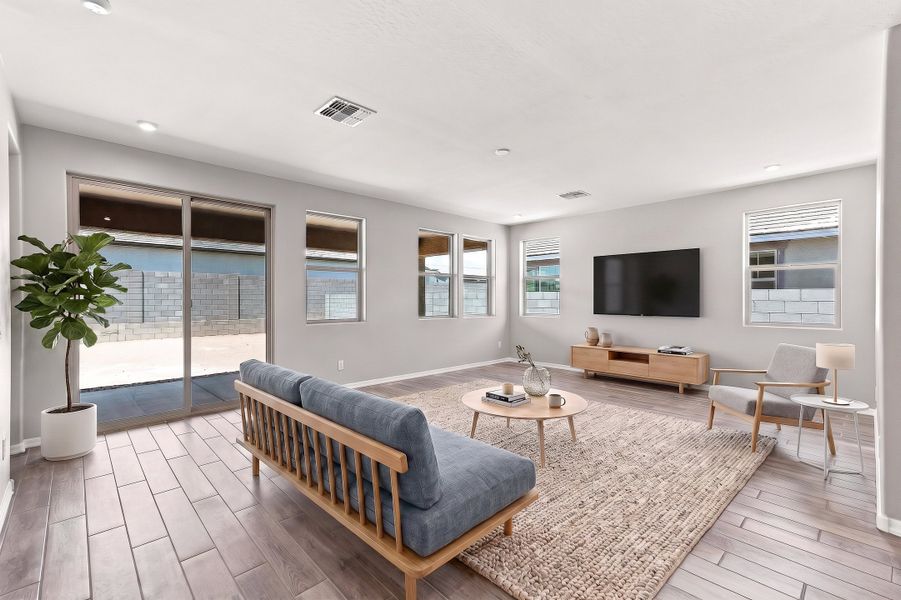 Furnished interior view inside a new home in Tirreno at IronWing, Litchfield Park (Image 7).