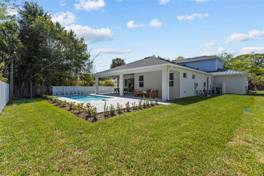 Exterior details and patio area of a home in , Sarasota (Image 33).