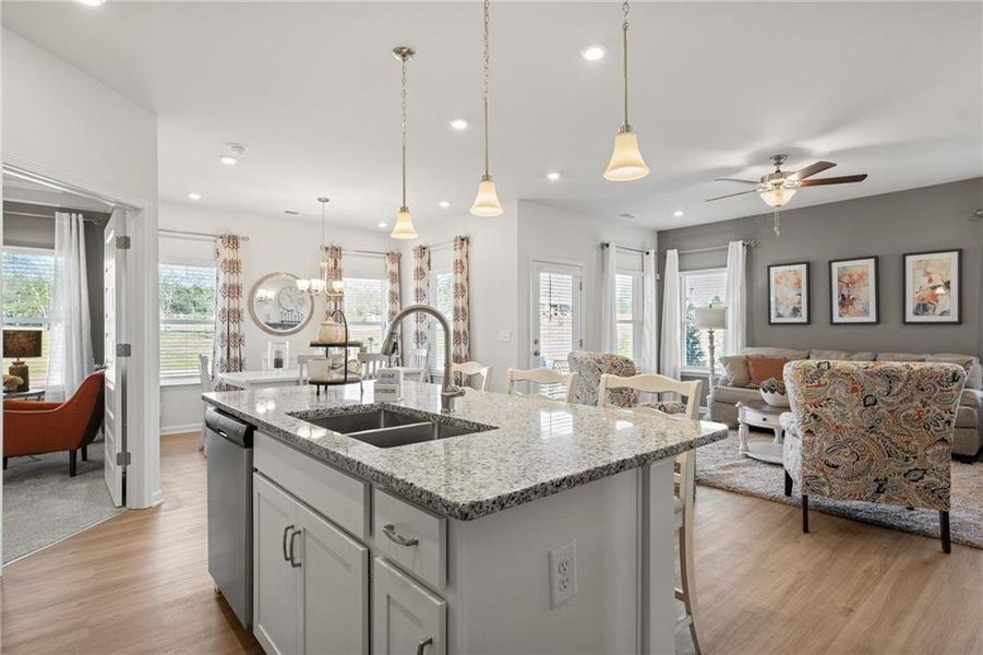 Furnished interior view inside a new home in Capstone Estates, Chattanooga (Image 24).