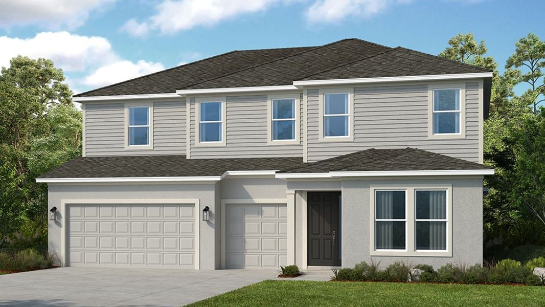 Representative exterior photo of a completed home built from the Waikiki by Taylor Morrison in Lochside, Mount Dora, FL (Image 4).