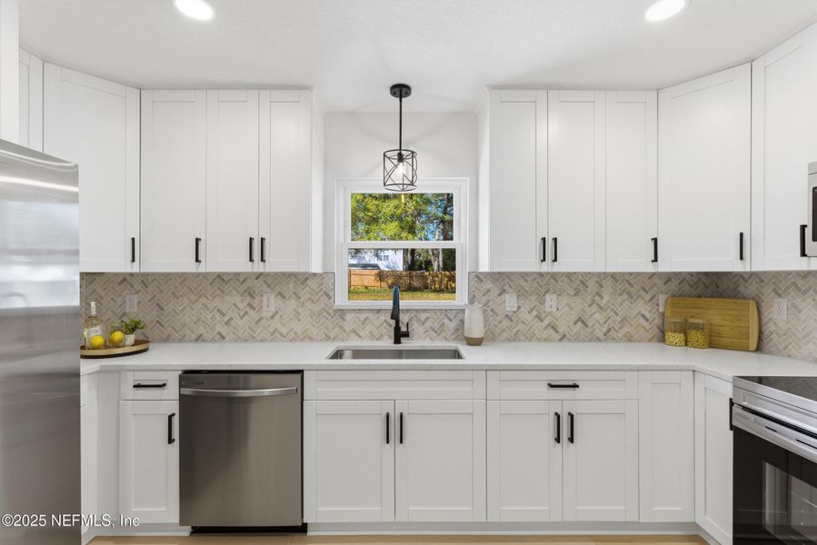Furnished interior view inside a new home in , Jacksonville (Image 36).