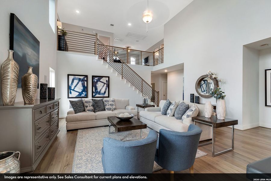 Furnished interior view inside a new home in Swenson Heights, Seguin (Image 6).