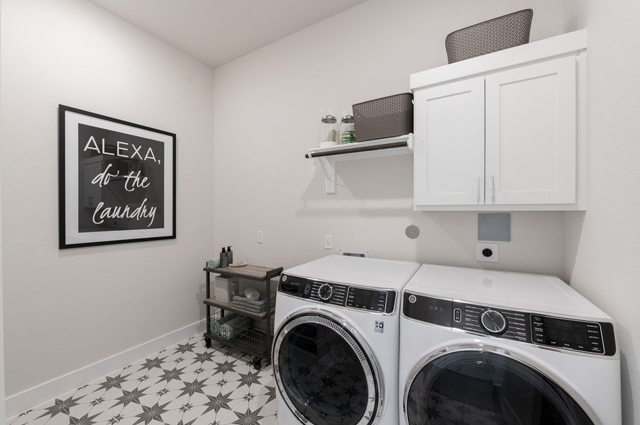 Furnished interior view inside a new home in Harvest Green 75′, Richmond (Image 41).