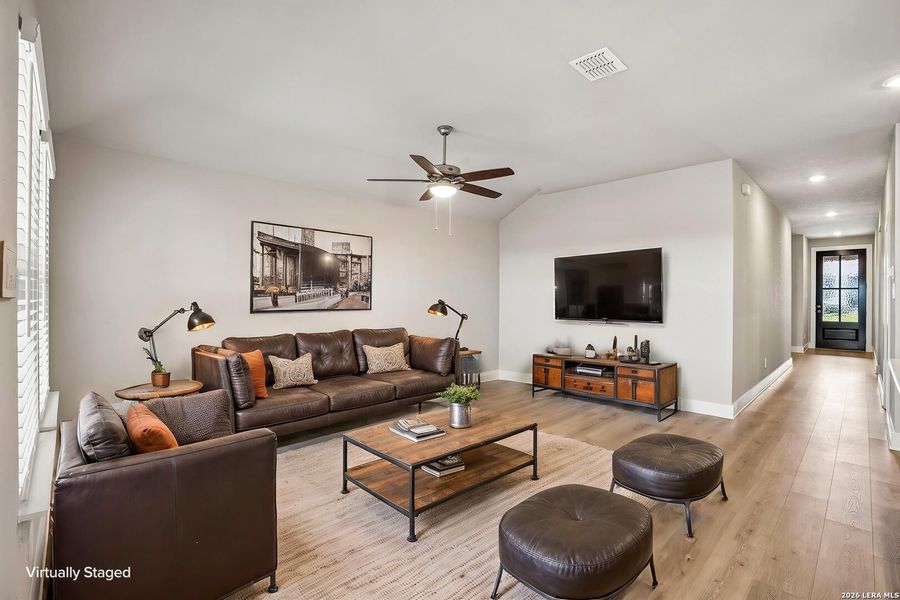 Furnished interior view inside a new home in Stetson Ridge, Marion (Image 12). Furnished interior view inside a new home in Stetson Ridge, Marion (Image 12).