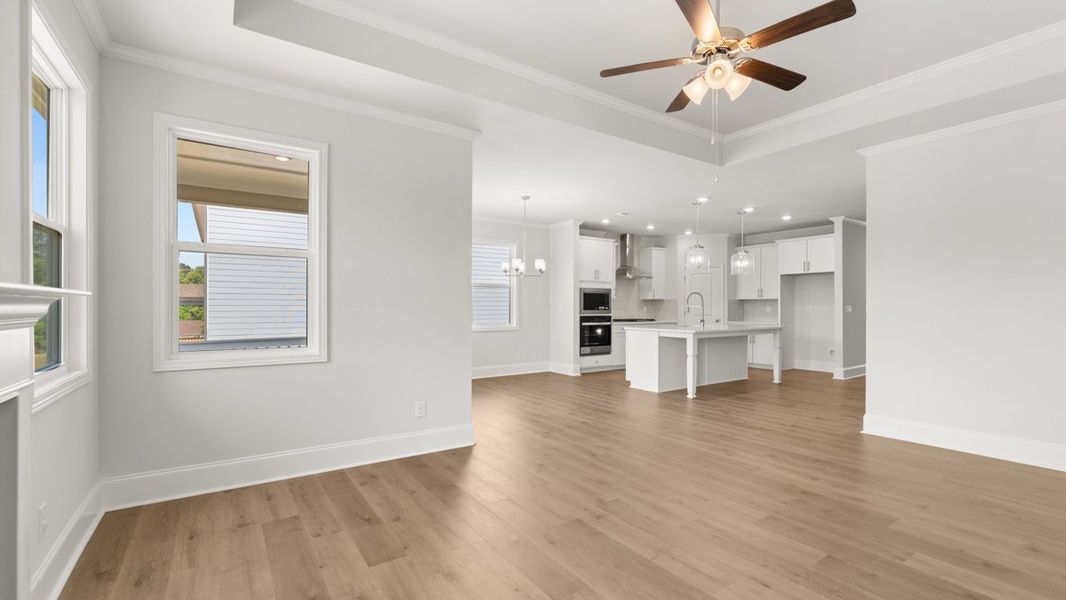 Spacious, unfurnished interior of a new home in Butner Estates, South Fulton (Image 23). Spacious, unfurnished interior of a new home in Butner Estates, South Fulton (Image 23).
