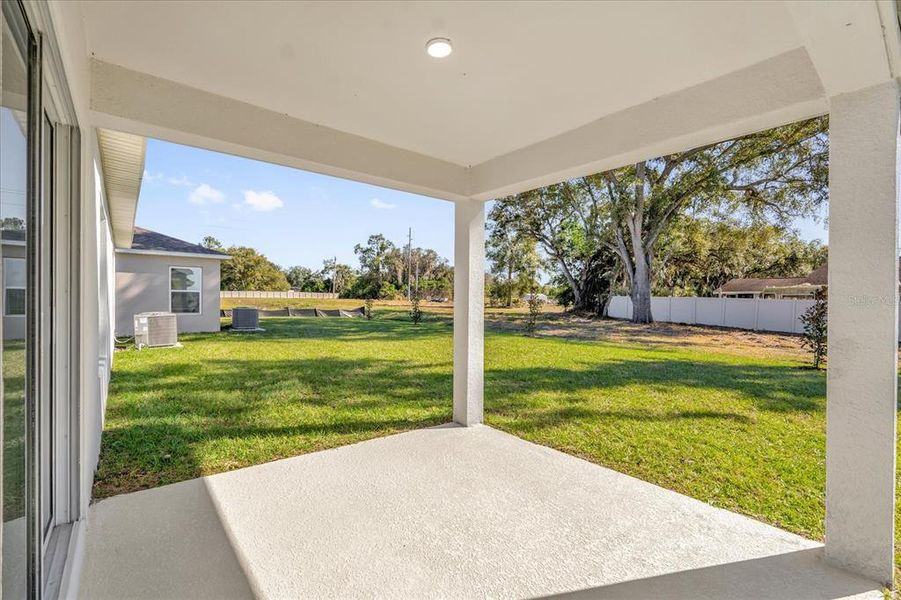 Exterior details and patio area of a home in Reserve at Forest Lake II, Lake Wales (Image 4). Exterior details and patio area of a home in Reserve at Forest Lake II, Lake Wales (Image 4).