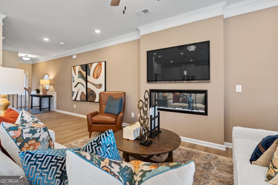 Furnished interior view inside a new home in Glendale Towns, Conyers (Image 7).
