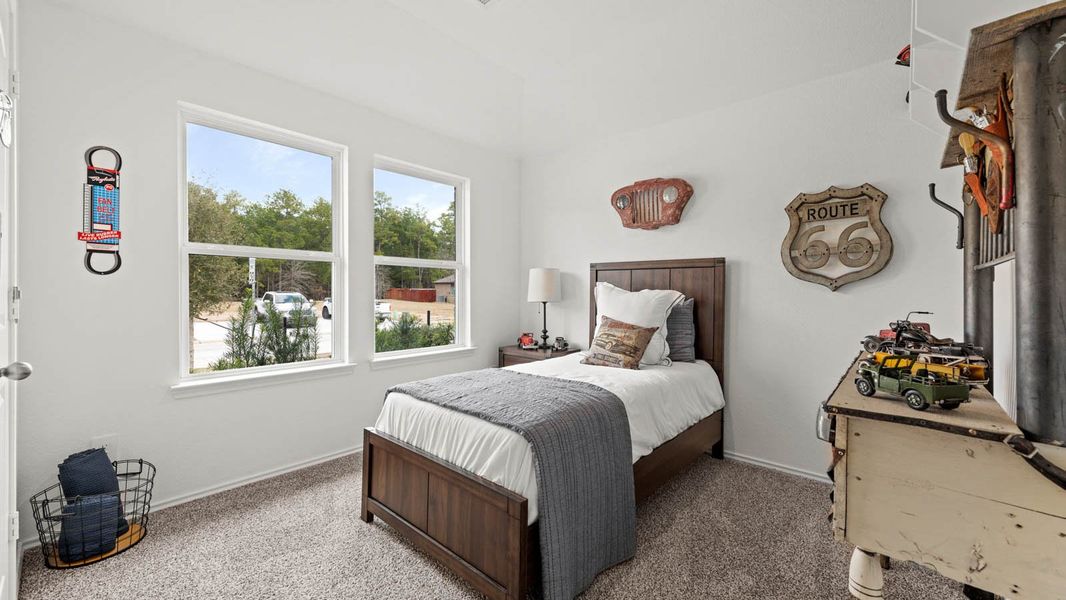 Furnished interior view inside a new home in Porters Mill, New Caney (Image 20).