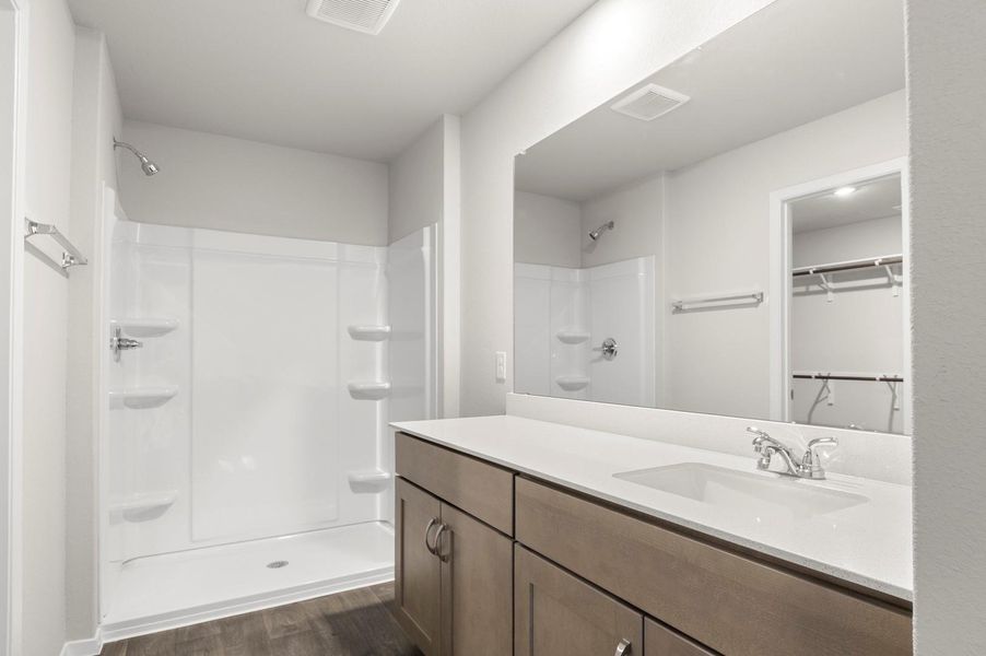 Furnished interior view inside a new home in Edgebrooke, Pflugerville (Image 11). Furnished interior view inside a new home in Edgebrooke, Pflugerville (Image 11).