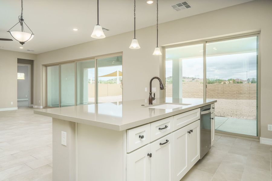 Furnished interior view inside a new home in Harmony at Montecito in Estrella, Goodyear (Image 31).