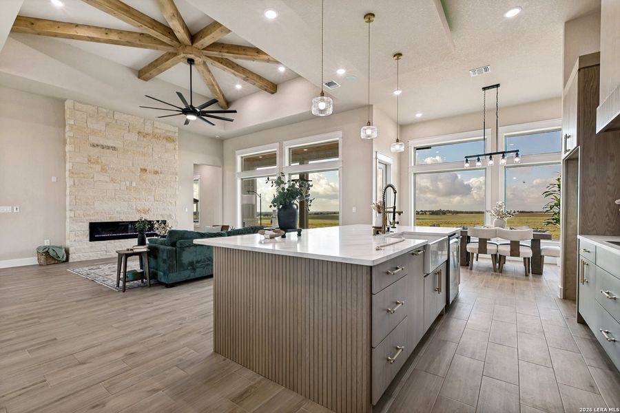 Furnished interior view inside a new home in , La Vernia (Image 32).