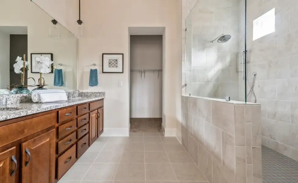 Representative furnished interior of a home built from the Muirfield by Greybrook Homes in Shepherds Trace, Clover (Image 11).