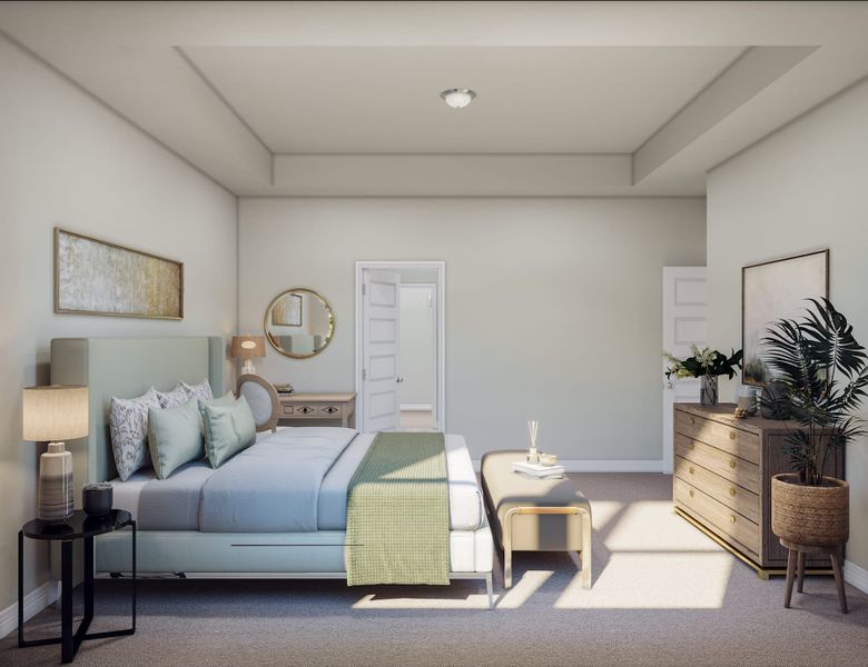 Furnished interior view inside a new home in Mason Woods, Cypress (Image 14). Furnished interior view inside a new home in Mason Woods, Cypress (Image 14).