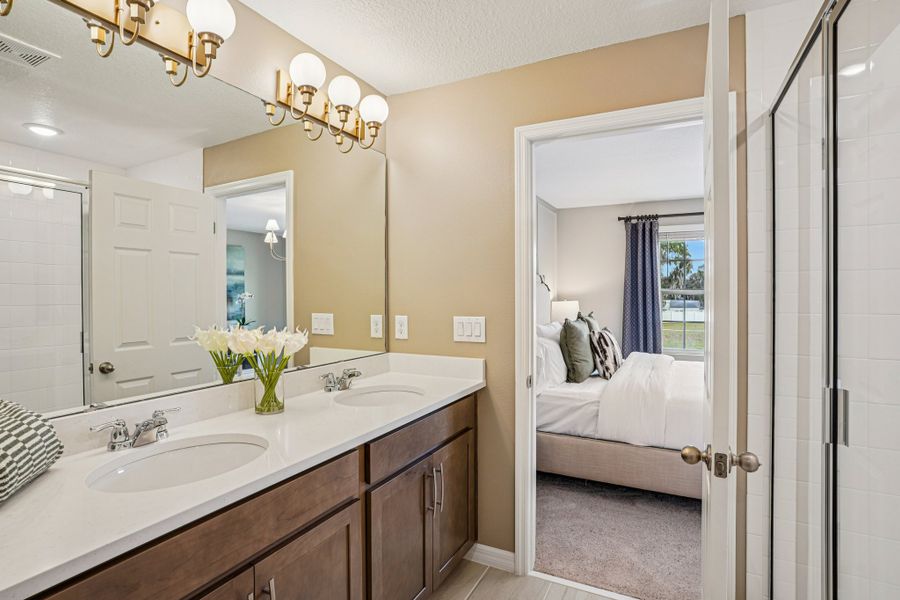Representative furnished interior of a home built from the Powell by Risewell Homes in Thompson Village Townhomes, Apopka (Image 15).