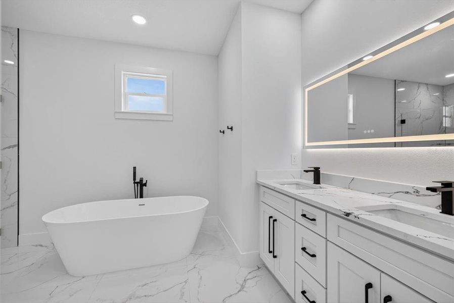 Furnished interior view inside a new home in , Tampa (Image 10).