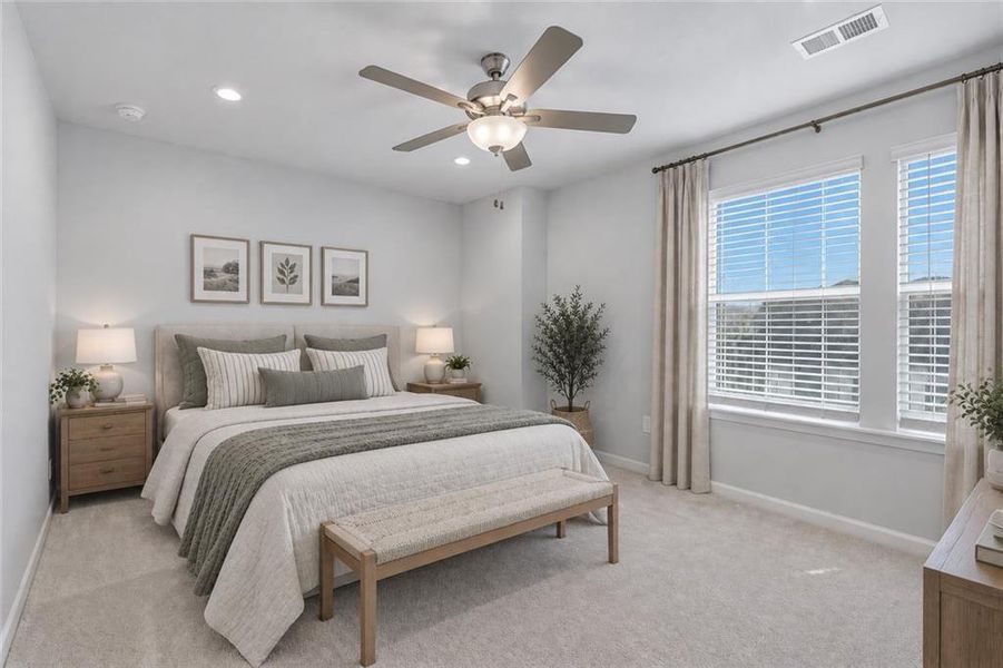 Furnished interior view inside a new home in Berkeley Mill, Cumming (Image 7).