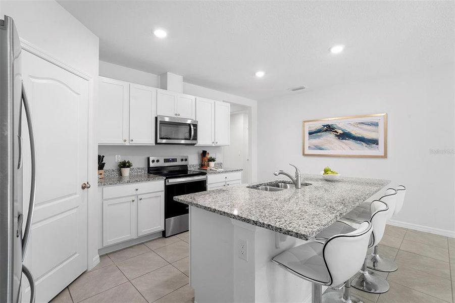 Furnished interior view inside a new home in Oak Leaf Preserve, New Smyrna Beach (Image 6). Furnished interior view inside a new home in Oak Leaf Preserve, New Smyrna Beach (Image 6).