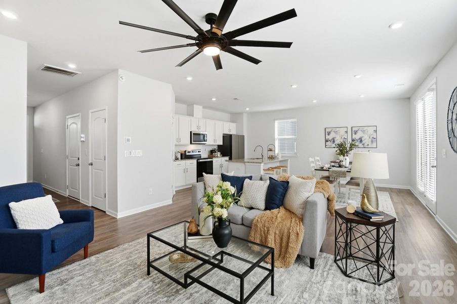 Furnished interior view inside a new home in , Monroe (Image 9).
