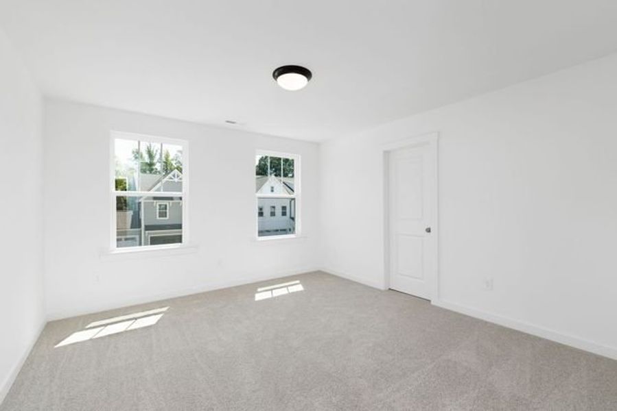 Representative unfurnished interior of a home built from the Wayne by True Homes in Beaver Creek, Statesville (Image 18).