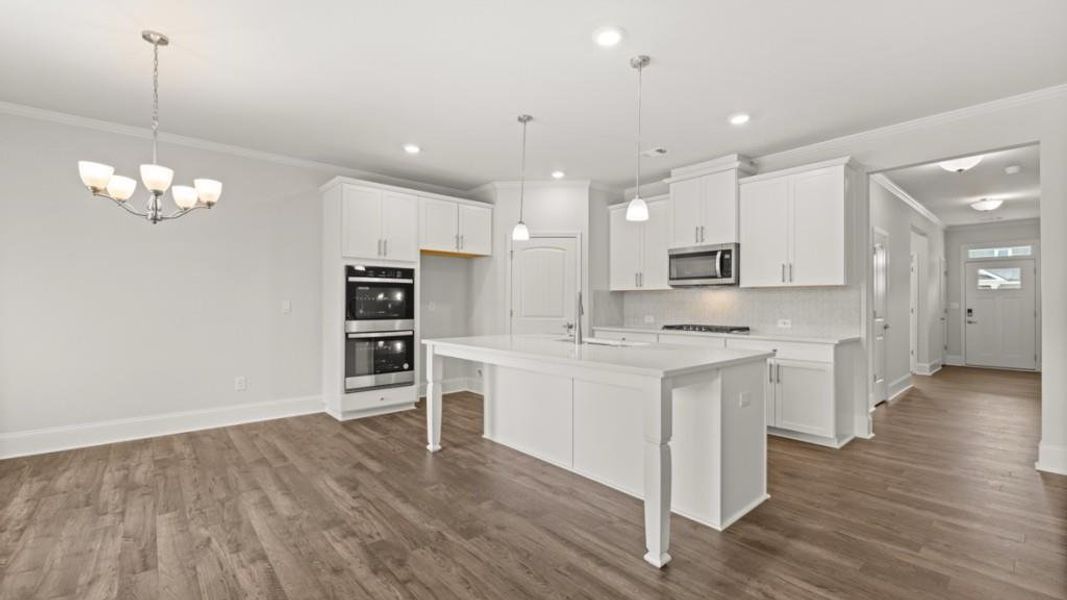 Furnished interior view inside a new home in , Dallas (Image 6).