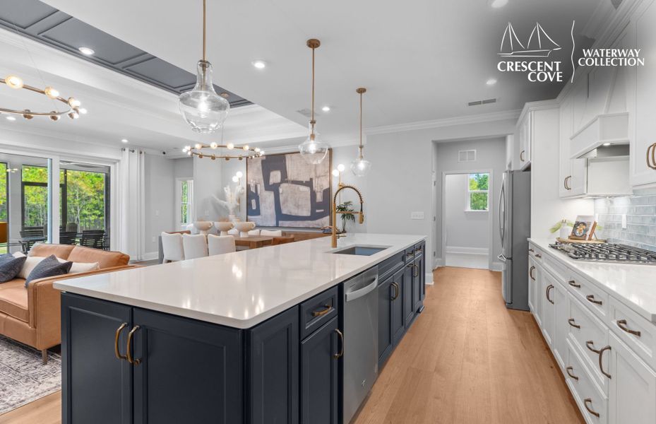 Representative furnished interior of a home built from the Stardom - Waterway Collection by Pulte Homes in Crescent Cove, Myrtle Beach (Image 9).