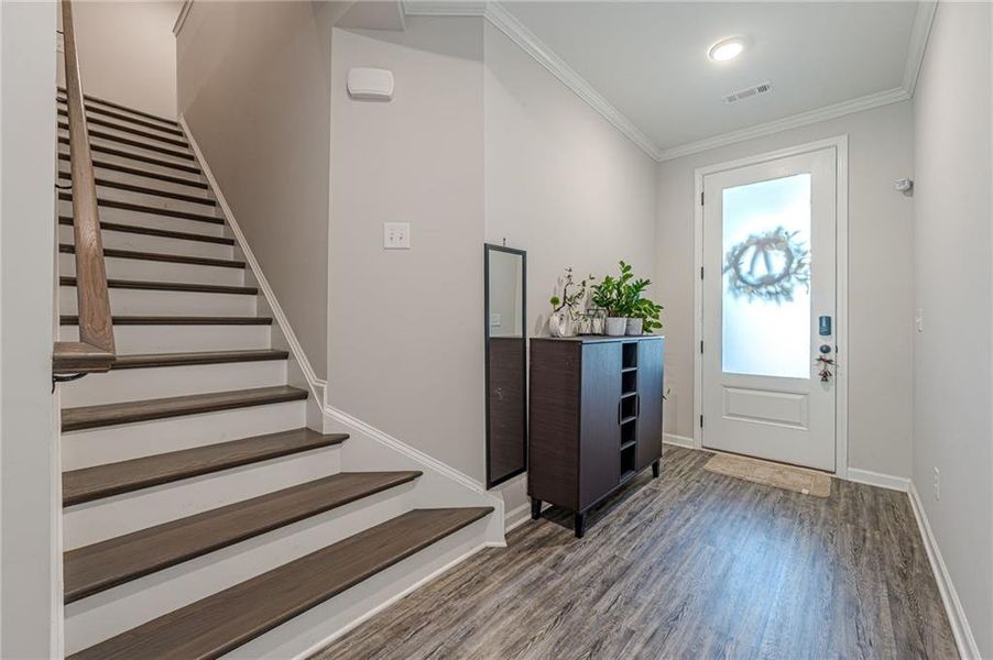 Furnished interior view inside a new home in , Atlanta (Image 7).