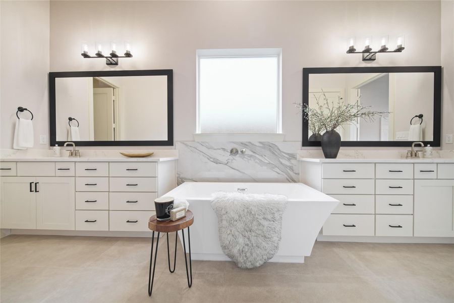 Furnished interior view inside a new home in , Houston (Image 18).