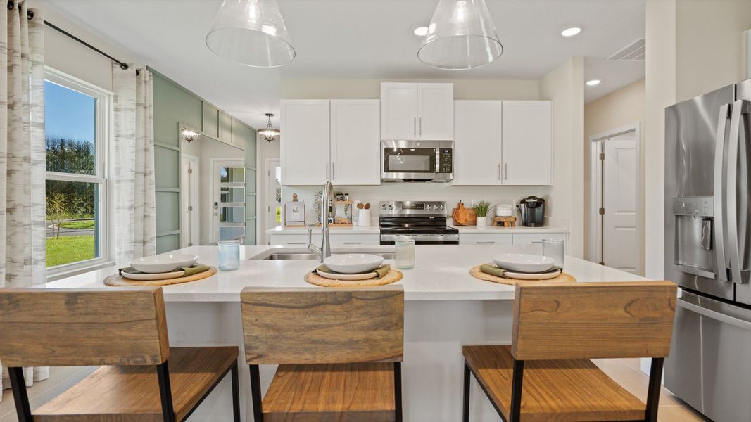 Furnished interior view inside a new home in Panther Creek, Jacksonville (Image 8).