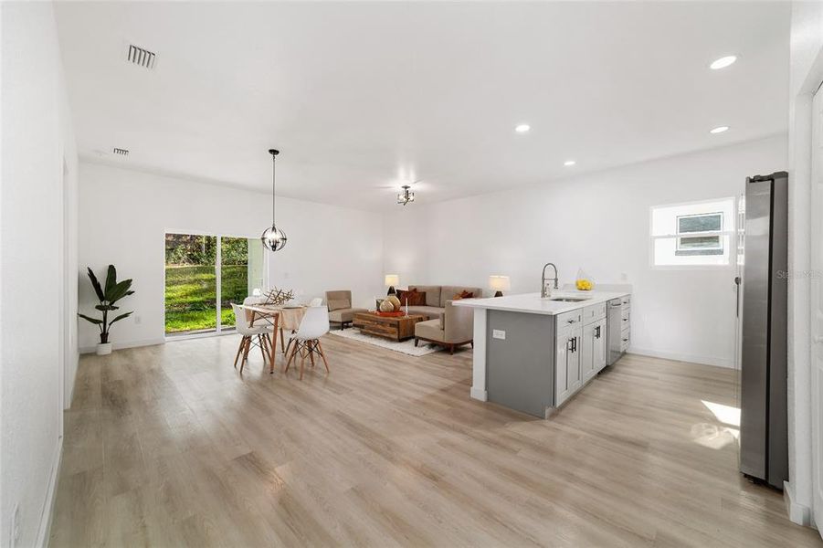 Furnished interior view inside a new home in , Ocala (Image 4).