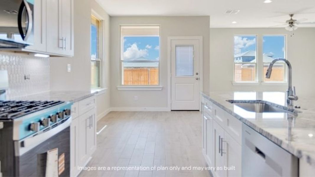 Representative furnished interior of a home built from the Blanco by D.R. Horton in Homestead at Parks Bell Ranch, Odessa (Image 6).