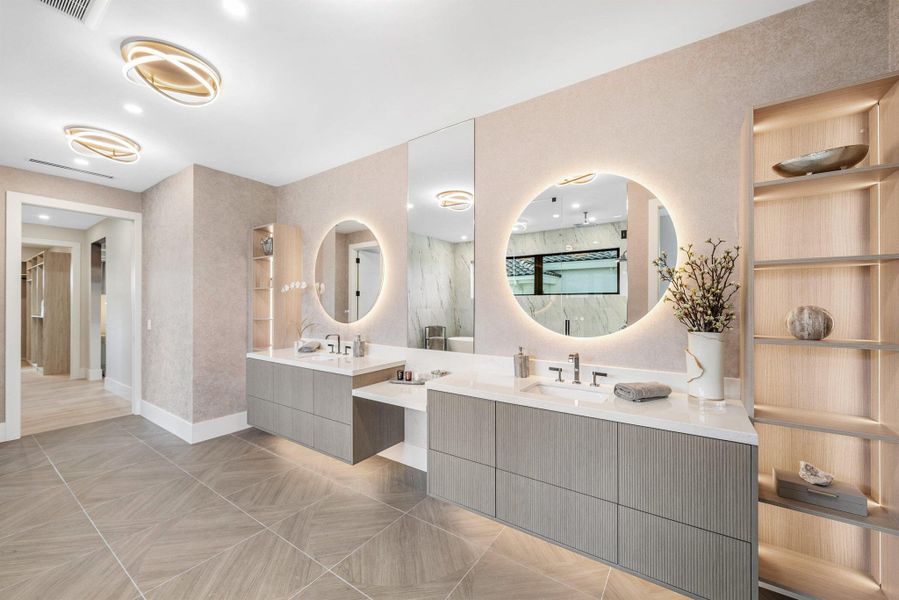 Furnished interior view inside a new home in , Boca Raton (Image 14).