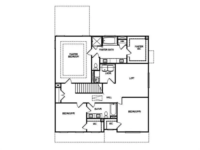 2D floor plan layout of this home in , Sugar Hill, GA (Image 3).