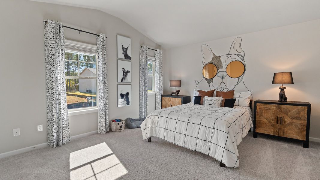 Representative furnished interior of a home built from the McKinley II by DRB Homes in Northcroft, Loganville (Image 34).