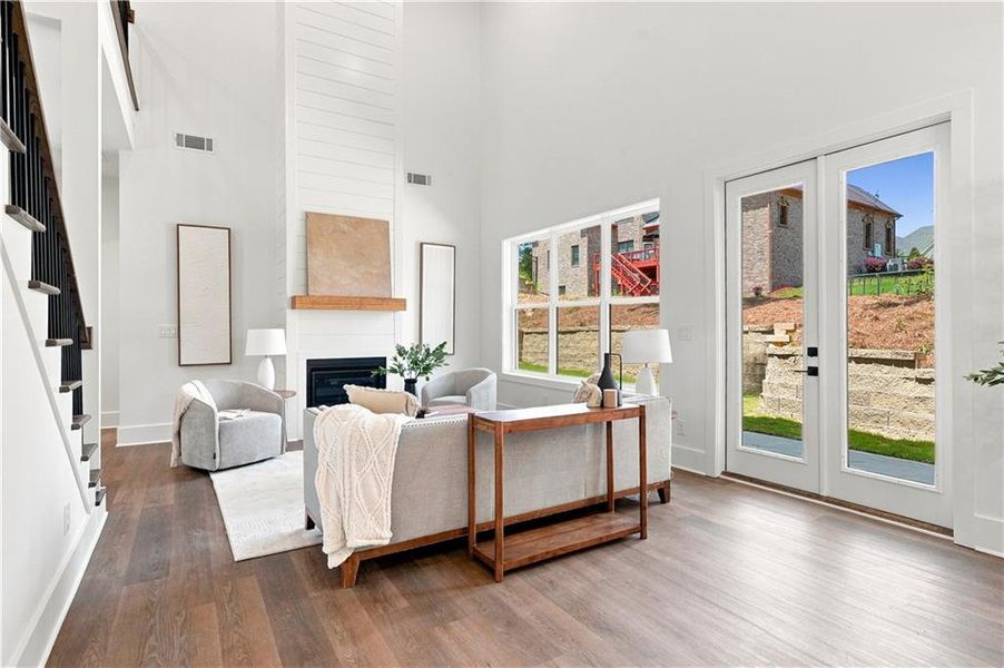 Furnished interior view inside a new home in , Fairburn (Image 13).