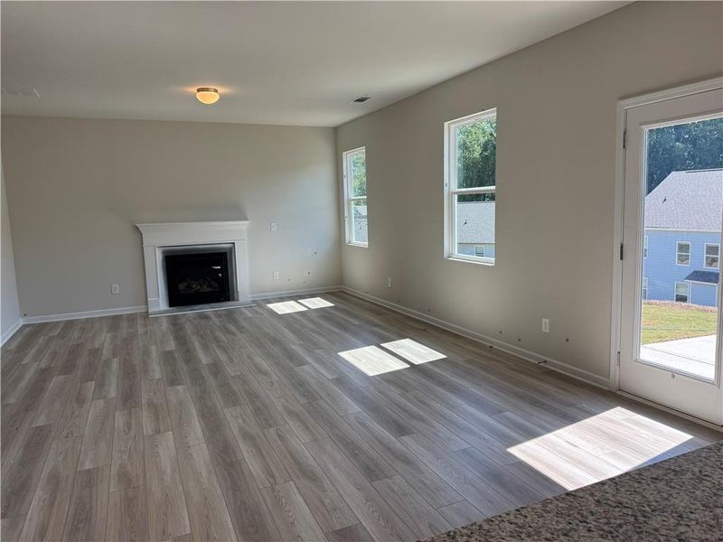 Spacious, unfurnished interior of a new home in The Reserve at Willow Oaks, Canton (Image 17).