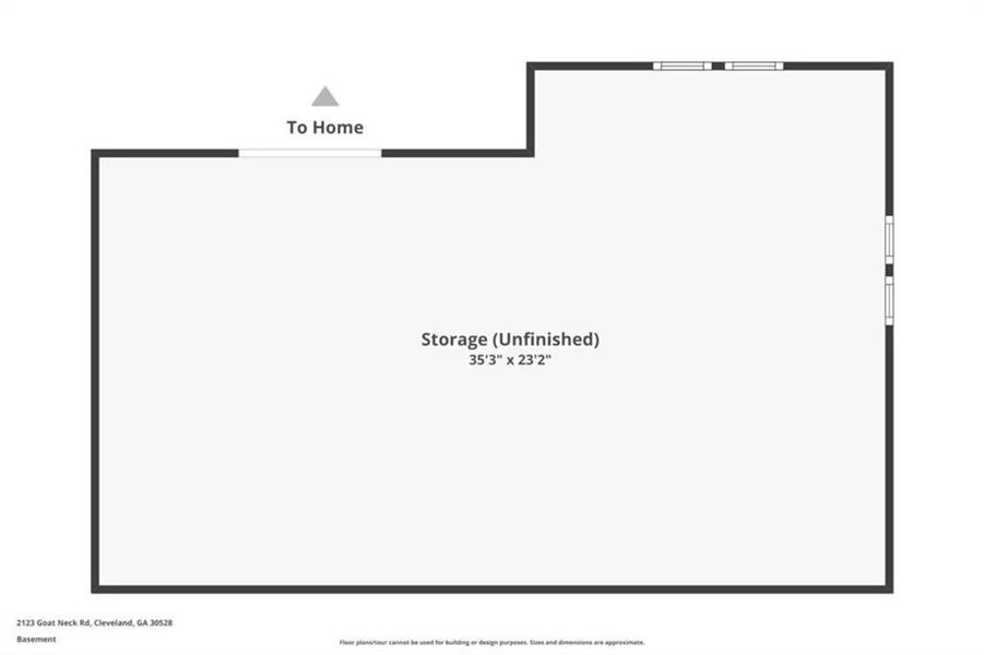 2D floor plan layout of this home in , Cleveland, GA (Image 7).
