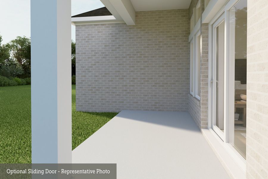 Representative exterior details of a home built from the The El Paso by David Weekley Homes in Colton 45' Homesites, Montgomery (Image 3). Representative exterior details of a home built from the The El Paso by David Weekley Homes in Colton 45' Homesites, Montgomery (Image 3).