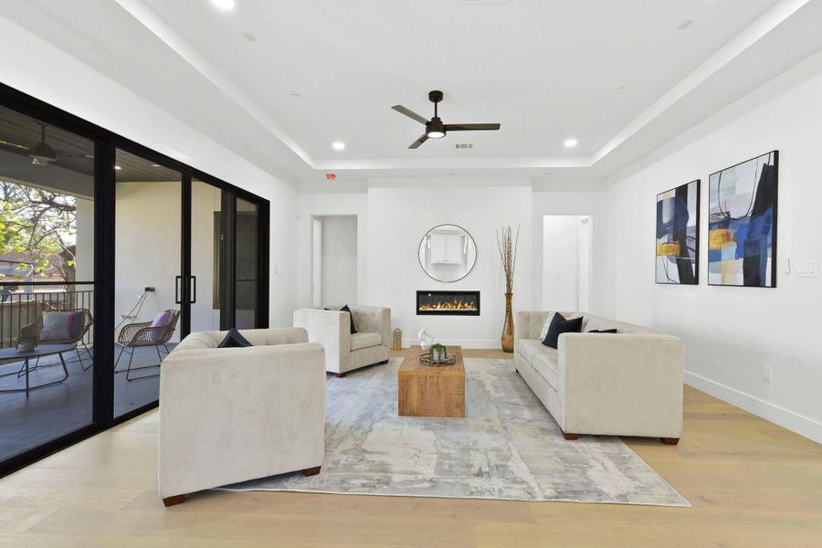 Furnished interior view inside a new home in , Bellaire (Image 31). Furnished interior view inside a new home in , Bellaire (Image 31).