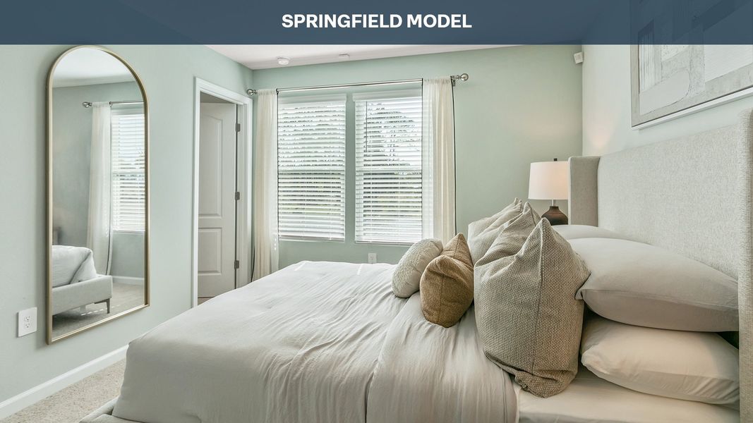 Furnished interior view inside a new home in Stokes Landing, St. Augustine (Image 12).