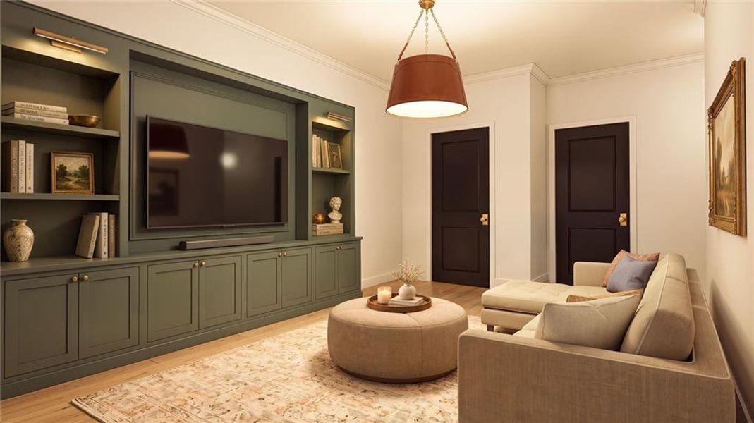 Furnished interior view inside a new home in , Alpharetta (Image 12).