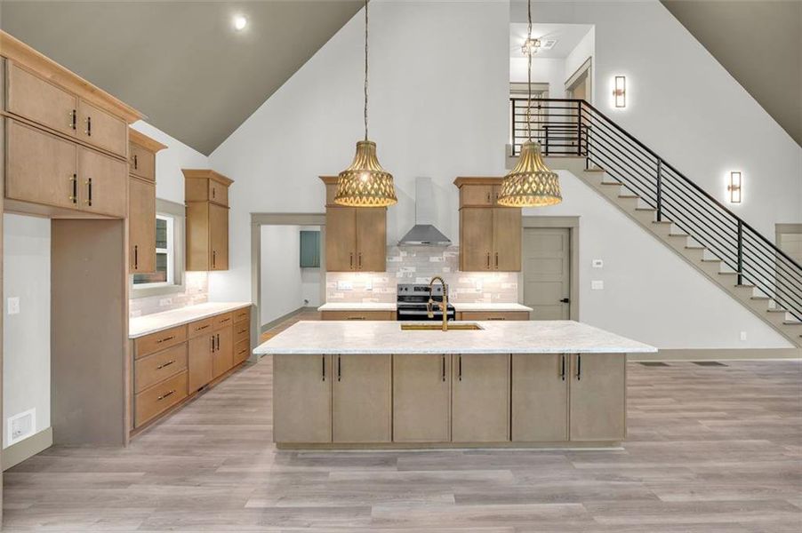 Furnished interior view inside a new home in , Monroe (Image 15).