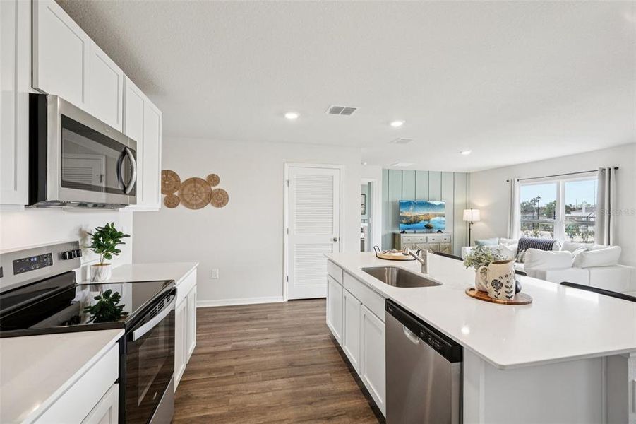 Furnished interior view inside a new home in Leoma's Landing, Lake Wales (Image 11).