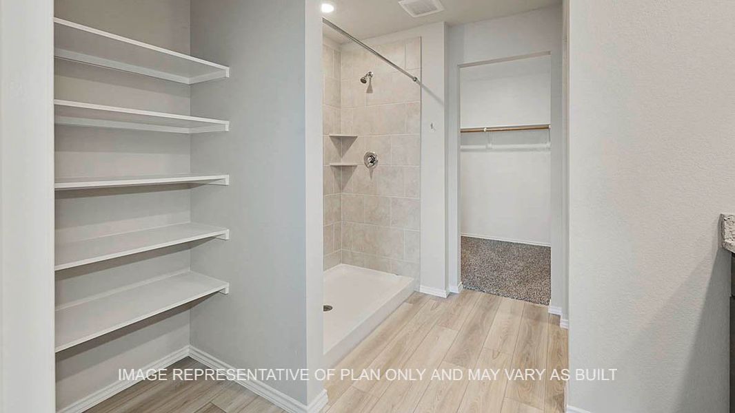 Representative furnished interior of a home built from the Fargo by D.R. Horton in Pleasant Hill, Bryan (Image 8).