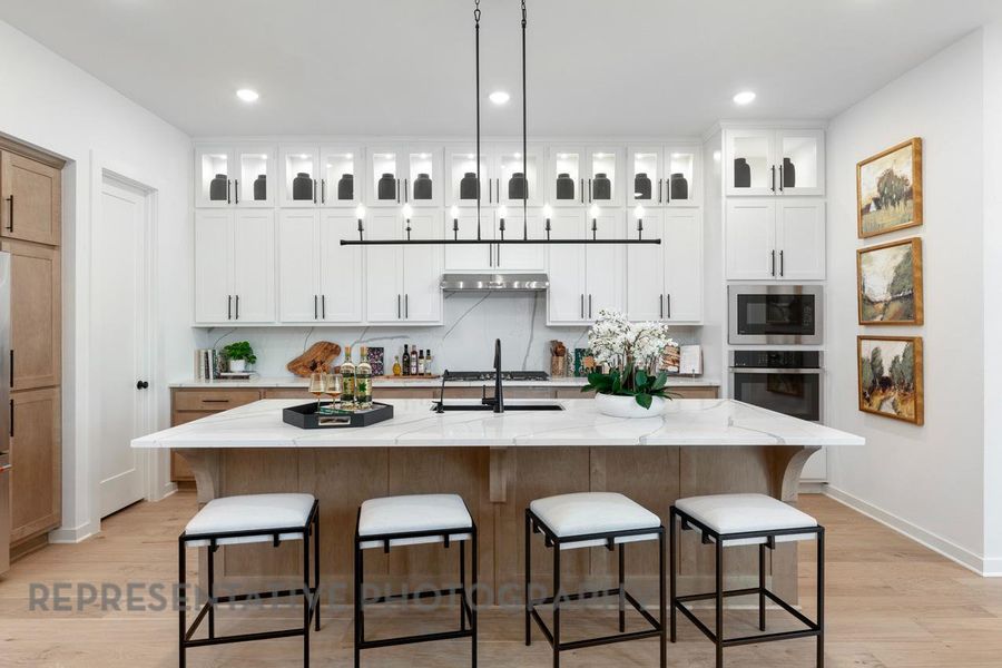 Furnished interior view inside a new home in Parkside On The River: 50ft. lots, Georgetown (Image 13).