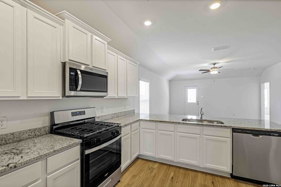 Furnished interior view inside a new home in , San Antonio (Image 8).