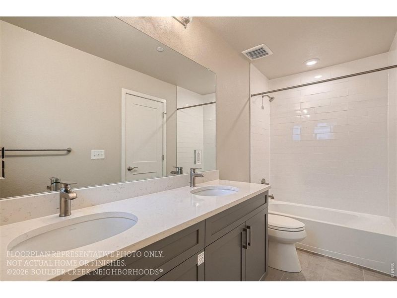 Furnished interior view inside a new home in , Boulder (Image 9).