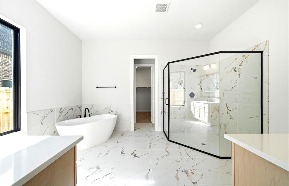 Furnished interior view inside a new home in The Highlands 55′, Porter (Image 11).