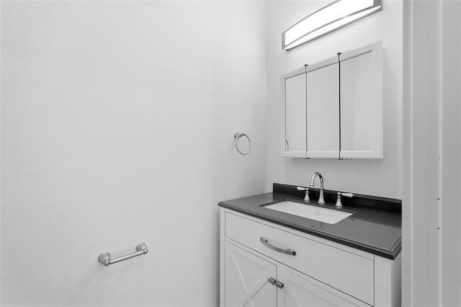 1/2 Bathroom with medicine cabinet