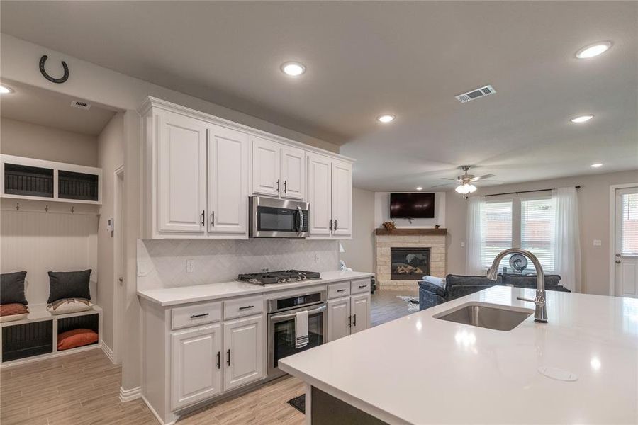 Furnished interior view inside a new home in Lakeview Heights, Azle (Image 15).