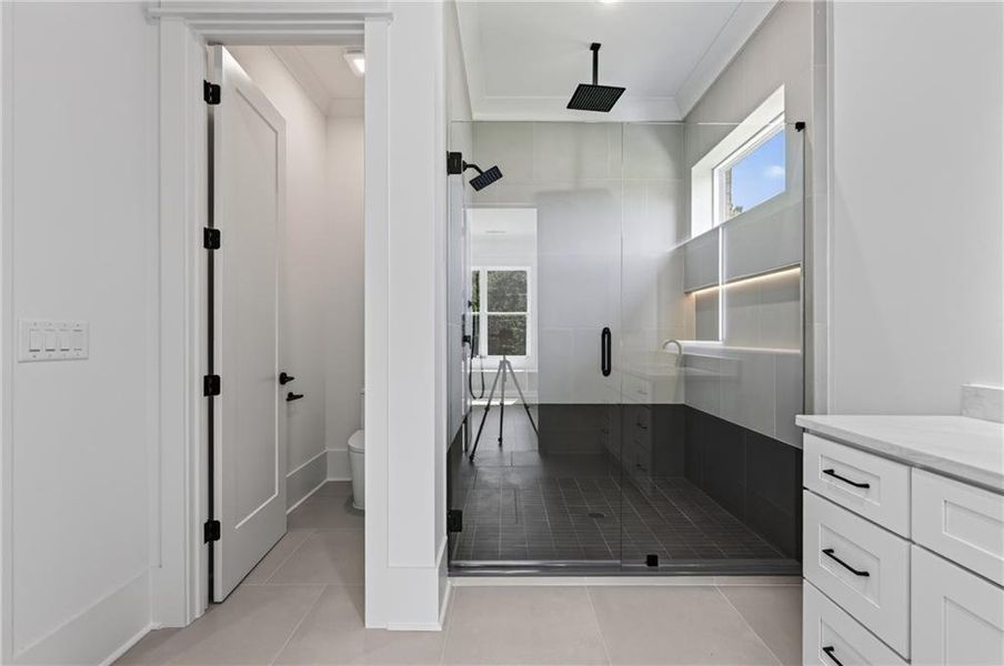 Furnished interior view inside a new home in , Dacula (Image 19).